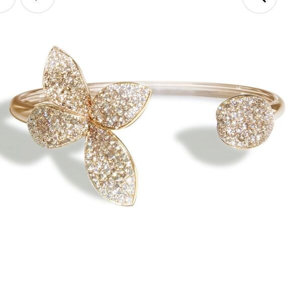 Diamond flower bracelet C39 - Picture 2 of 6